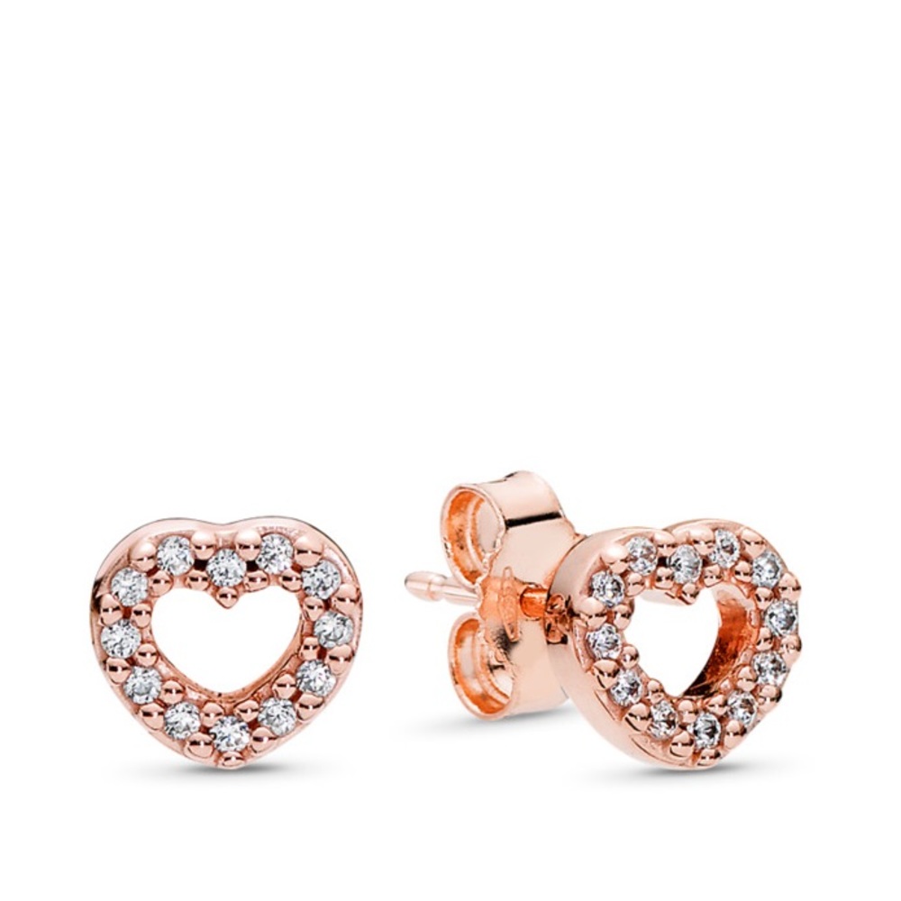 Pandora | Captured Hearts Stud Earrings